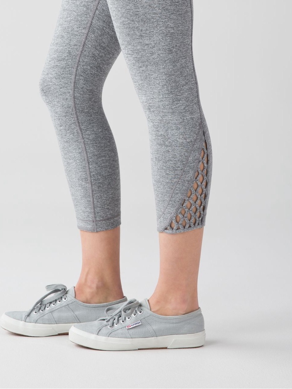 Lululemon True Self Crop II Heathered Slate